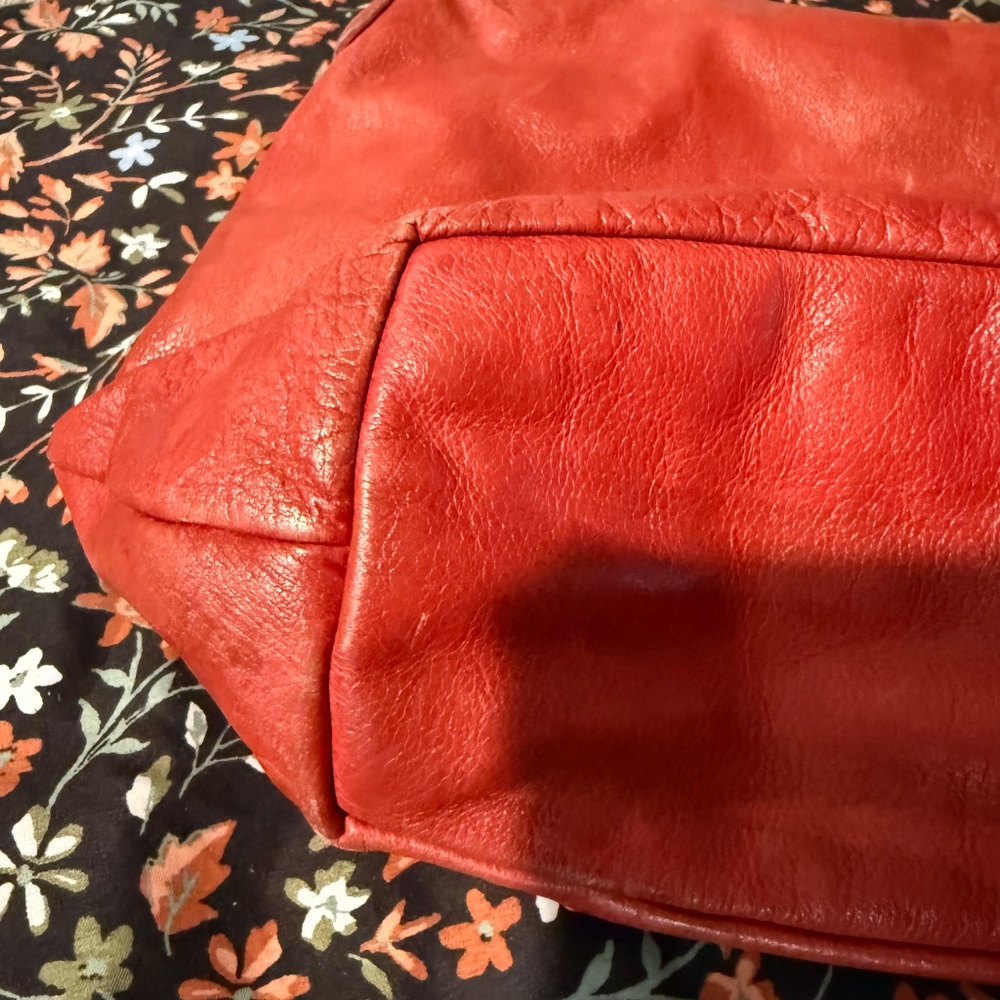 Liebeskind Burnt Orange Leather Crossbody Handbag - Picture 5 of 10